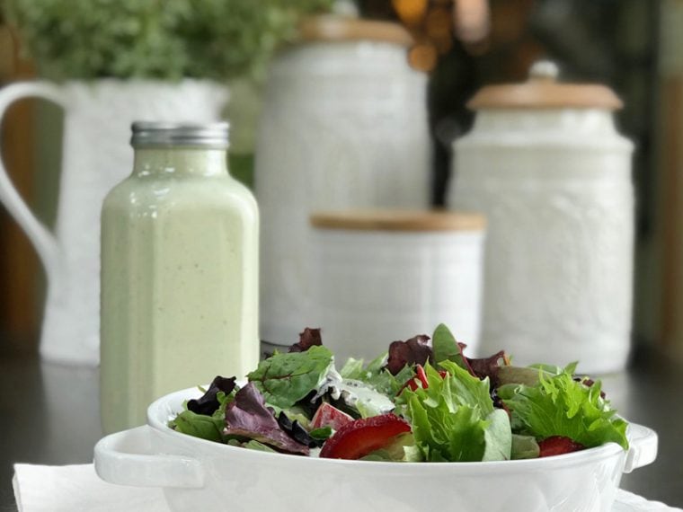 Creamy Sweet Basil Dressing