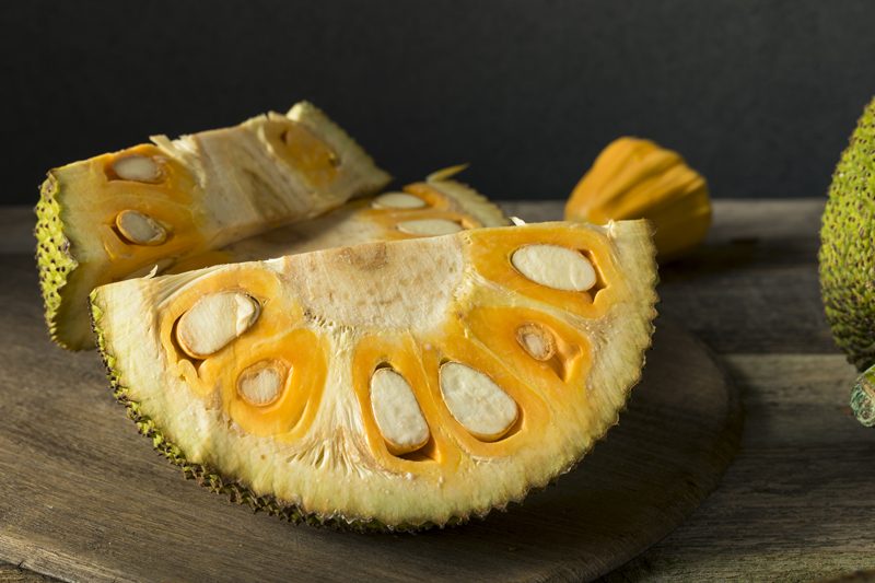 slice-of-jackfruit-on-table