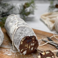 raw vegan chocolate-Salami