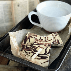 Peanut-Butter-Chocolate-Swirl-Protein-Bark-on-a-tray