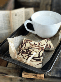 Peanut-Butter-Chocolate-Swirl-Protein-Bark-on-a-tray