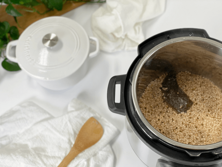 Buckwheat Porridge Soaked Instant Pot Stove Top