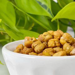 oil-free roasted chickpeas