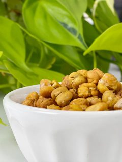 oil-free roasted chickpeas