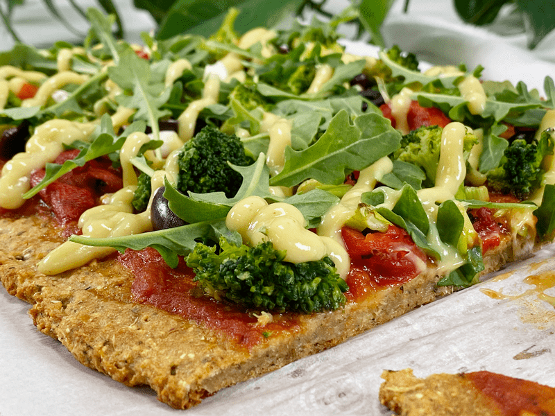 vegan gluten-free oil-free nut-free pizza crust