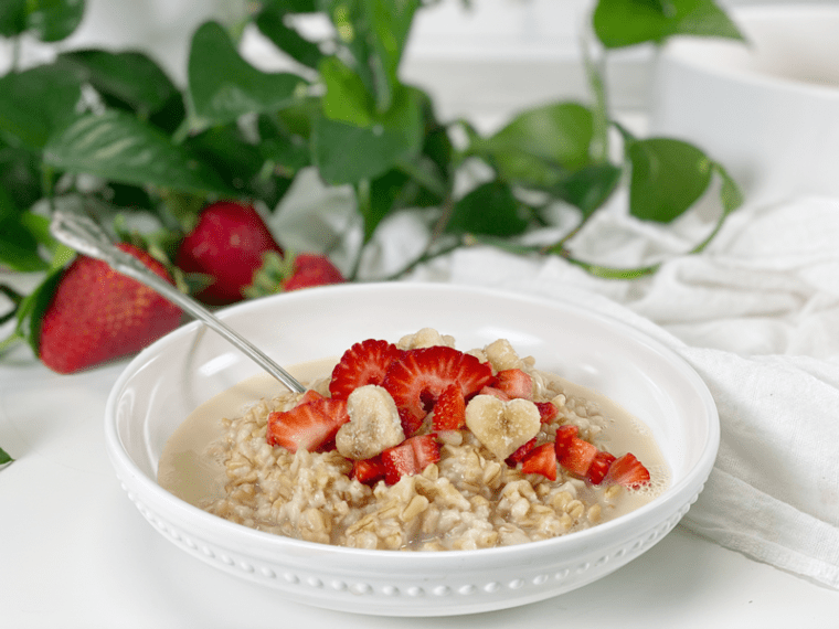 Whole Oat Groat Porridge Breakfast Batch Cooking