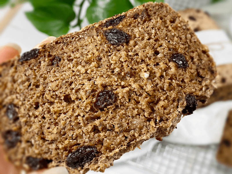 vegan gluten-free nut-free flour-free cinnamon raisin bread