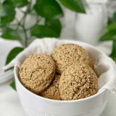 vegan gluten-free nut-free oil-free flour-free oat and buckwheat dinner rolls