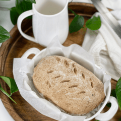 vegan gluten-free nut-free oil-free rye bread