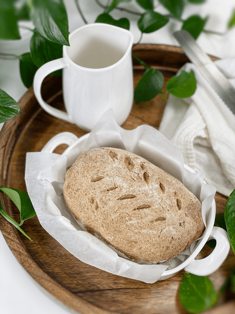 vegan gluten-free nut-free oil-free rye bread