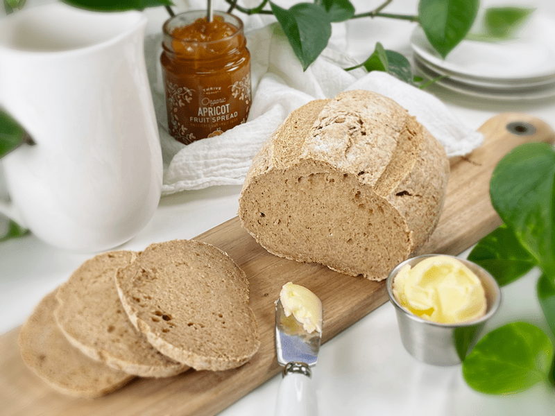vegan gluten-free oil-free yeast-free bread